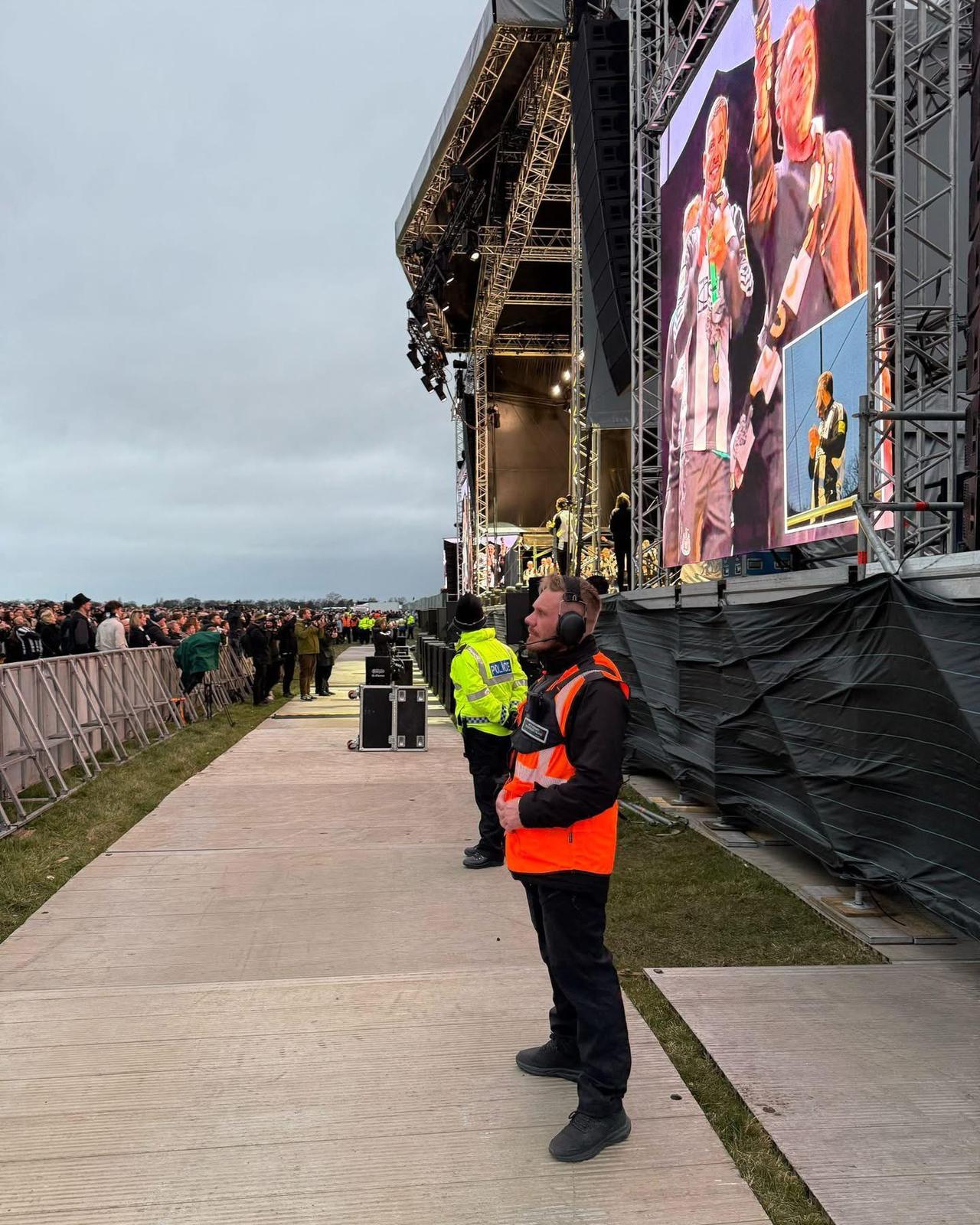 Festival crowd management